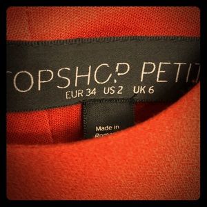 Topshop Sleeveless A-Line Dress